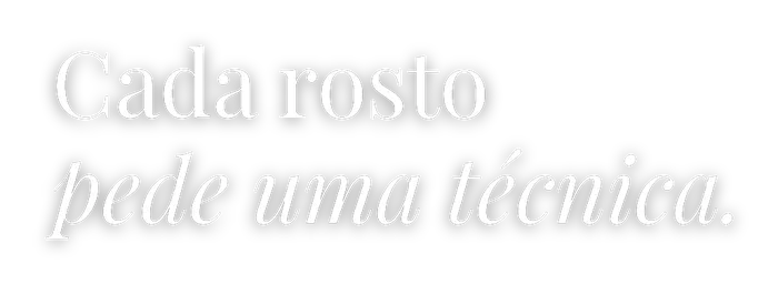 Figurinha: Cada rosto pede uma técnica